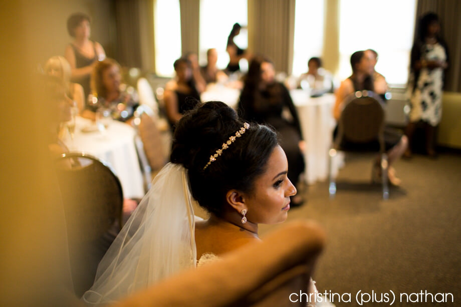Bride at Bedeken Ceremony