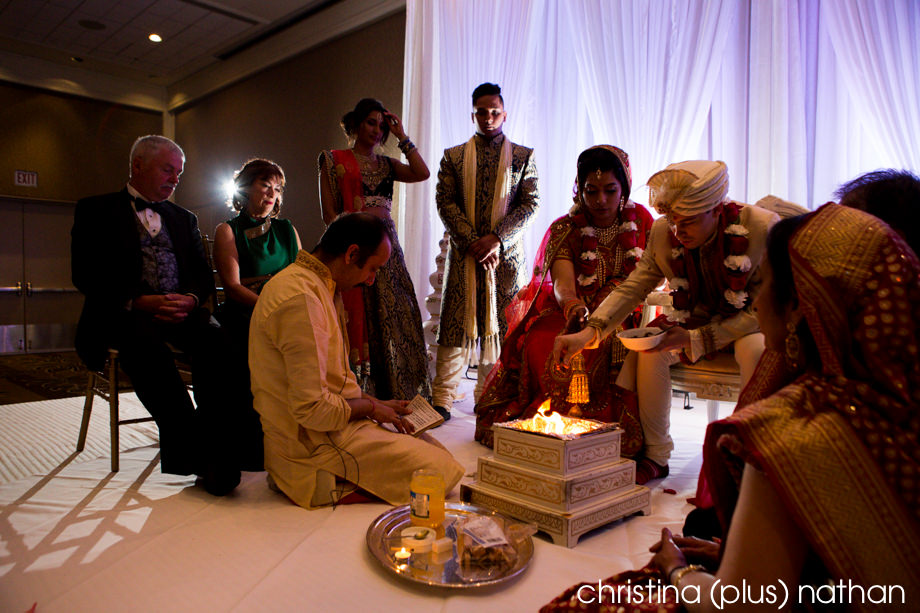 Westin hotel Calgary Hindu ceremony photography