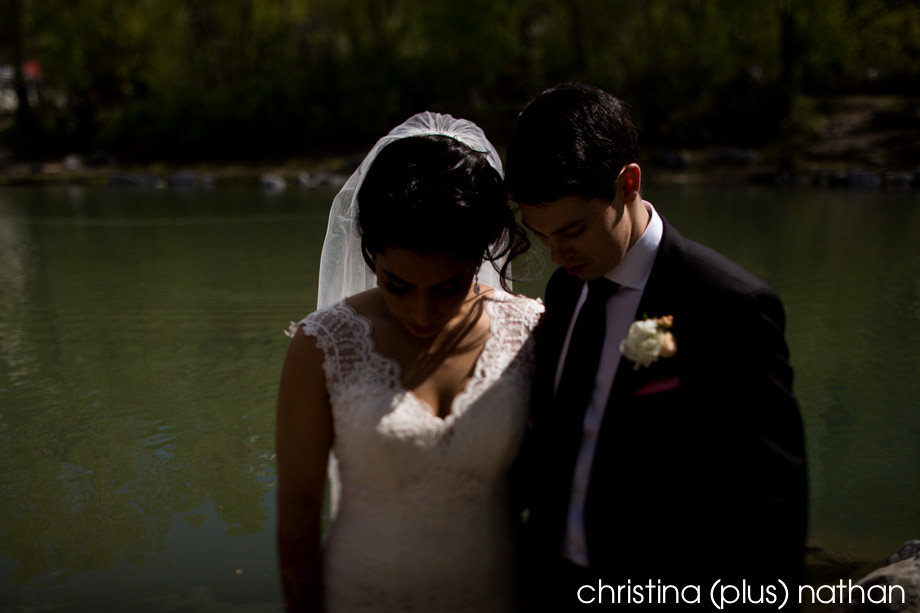 Wedding photographers Calgary Prince's Island Park