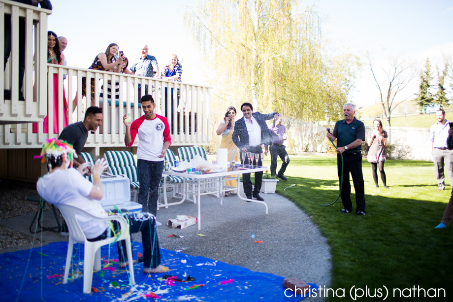 Sangeet fun Calgary Hindu Wedding