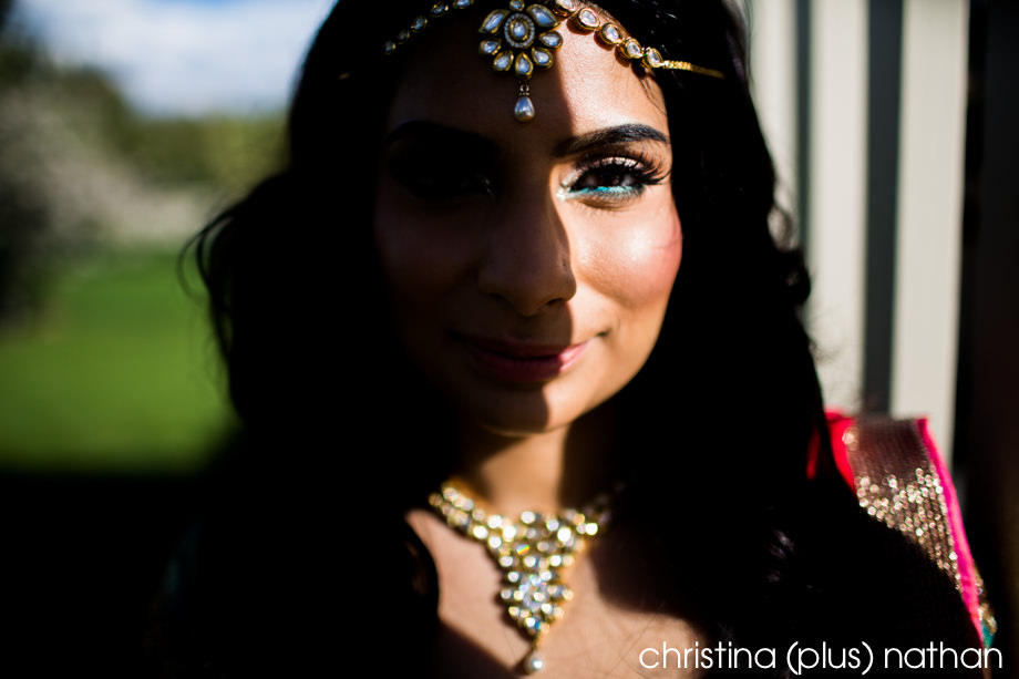 Indian modern hindu bride photography