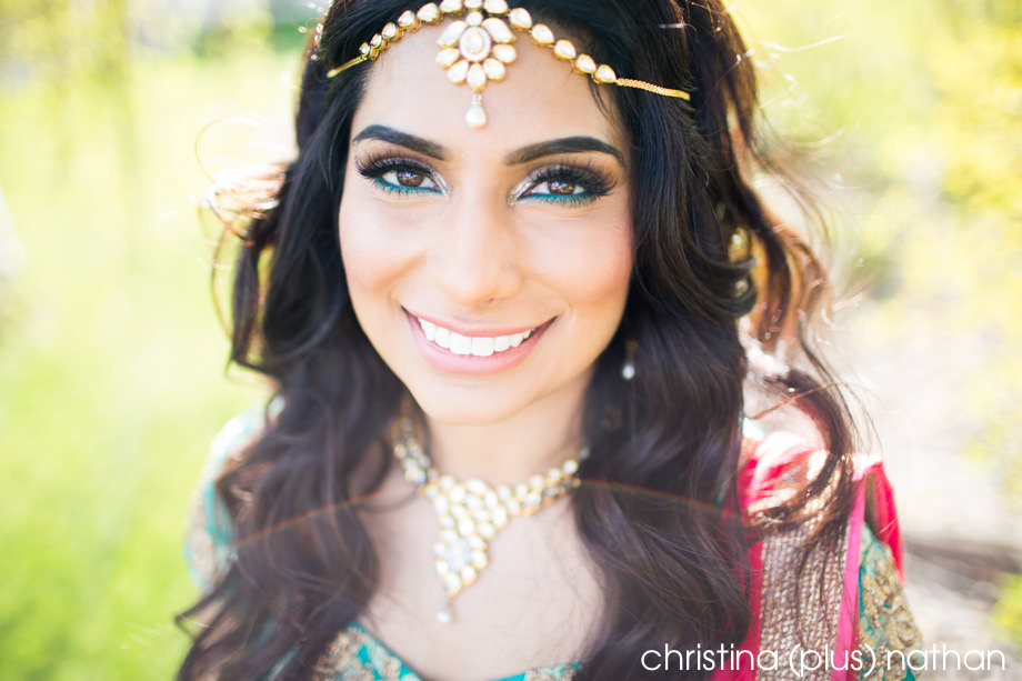 Hindu bride Calgary Portrait