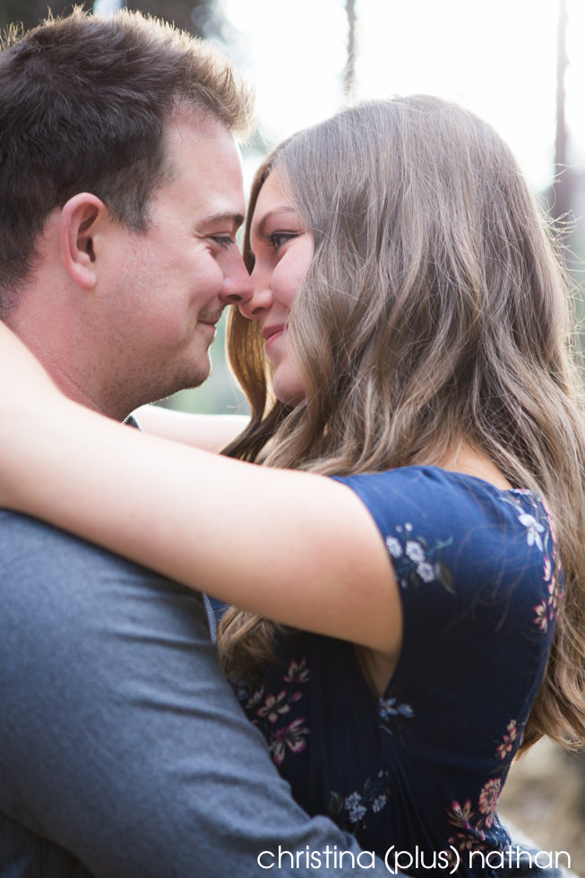 Blue Dress Calgary Engagement Photography